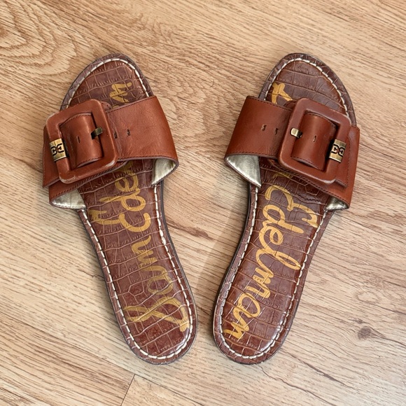 Sam Edelman Shoes - Sam Edelman women’s brown GAIGE SLIDE SANDAL